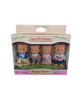 Happy Family Ayı Ailesi 4'lü Figür Seti