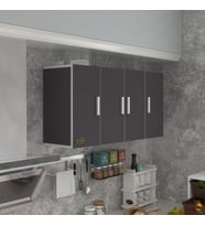 Kenzlife hazır mutfak merlanda gri 060*120*22 mutfak banyo dolabı kapaklı raflı (Karışık)