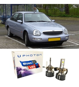 Ford Scorpio Led Xenon Kısa Far Ampulü H1 Mono Yeni Seri Beyaz 1995-1998