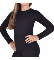 Tutku Kız Çocuk Thermal Fanila Tek Üst  0136 (Siyah)