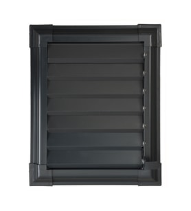 35x35 Alüminyum Antrasit GRİ Banyo Wc Havalandırma Panjuru