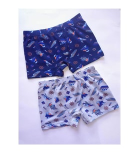KOTA Erkek Çocuk Desenli Boxer 12 Adet - 1013 (Karışık)