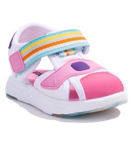 Vicco Flow II 332P24Y202 Beyaz Pembe Ortopedik Günlük Kız Çocuk Spor Sandalet