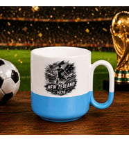 BK Gift Yeni Zenlanda Taraftar Temalı 2026 Dünya Kupası Tasarımlı Mavi Joyful Kupa Bardak