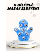 9 Bilyeli Masaj Eldiveni Giyilebilir Plastik Vücut Sıkılaştırıcı