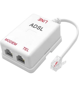 Afn008 Adsl Splitter - Modem Ve Telefon Sinyal Ayırıcı Filtre