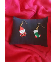 Miyuki Boncuk El Yapımı Noel Baba Ve Çorap Yılbaşı Christmas Noel
