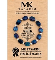 GERÇEK AKİK TAŞI KADIN BİLEKLİK MK.7000.001-ENERJİ VE STRES BİLEKLİĞİ