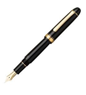Platinum PNB15000#3776 Century Gold Trim 1 Black İn Black Dolma Kalem