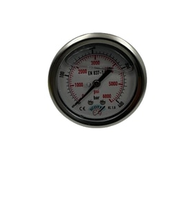 Manometre Gliserinli Arka Çıkışlı Q63 - 0 - 400 Bar 1/4