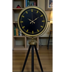 Nostalji Şık Tasarım Tripod Ayaklı Saat
