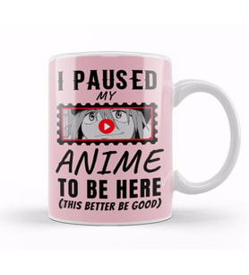 Sarcasm Funny Anime And Manga Otaku Lover Gift Kupa Bardak Porselen