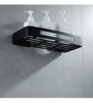 Titan Metal Siyah Duş İçi Organizer Şampuanlık