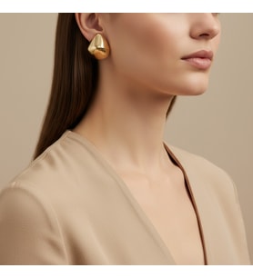 STİL İNCİSİ/XUPING JEWELRY VENÜS KÜPE (Altın Rengi)