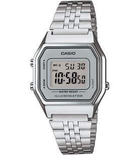 Casio LA680WA-7DF Retro Tasarım Metal Kordon Metal Kasa Metalik Renk Kadın Kol Saati