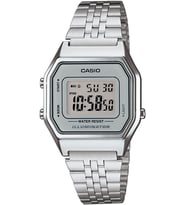 Casio LA680WA-7DF Retro Tasarım Metal Kordon Metal Kasa Metalik Renk Kadın Kol Saati
