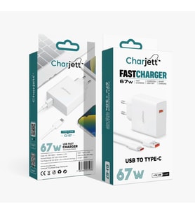 Charjett 67W Tek Port Hızlı Şarj Adaptörü