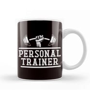 Personal Trainer Fitness Instructor Bodybuilding Gym Workout Kupa Bardak Porselen