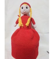 Kırmızı Başlıklı Kız ve Karakterleri Amigurumi Organik Oyuncak