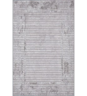 Eliana Home Baskılı, Yıkanabilir Kaymaz Taban Salon Halısı LNA0626 100x150 cm (Gri)