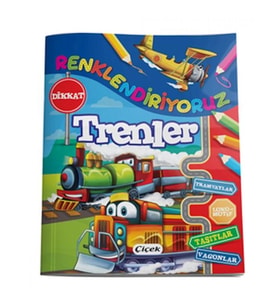 Renklendiriyoruz - Trenler