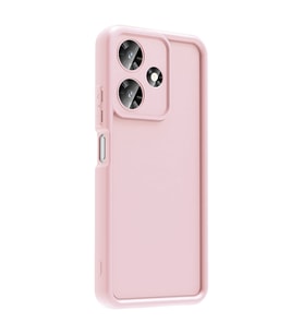 İnfinix Hot 30 Kılıf Kamera Korumalı Ananas Silikon Kapak (Pembe)
