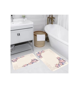 Eliana Home Baskılı 2'li Banyo Paspas Takımı RVG5062