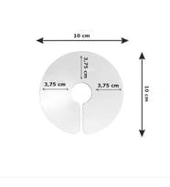 Markapet Elizabet Şeffaf Kuş Yakalığı 3.75 cm-10 cm Standart