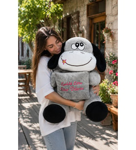 Bubblebear 97 cm Eşeklik Ettim Özür Dilerim Pelüş Eşeği