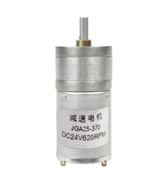 24V 620Rpm JGA25-370 Redüktörlü DC Motor Metal Dişli Yüksek Tork Kuvvet 25mm