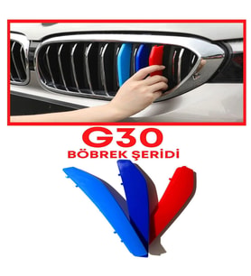 G30 2018- 3 Renk M Stil Panjur Böbrek Şeridi