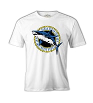 Shark Ocean Logo Beyaz Erkek Tshirt