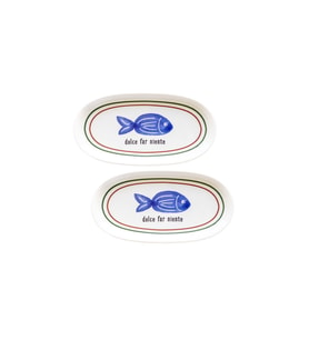 The Mia Fish Oval Servis 2li 21 cm FSH0004