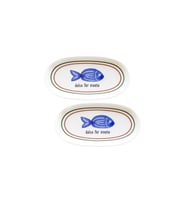 The Mia Fish Oval Servis 2li 21 cm FSH0004