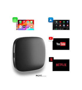 Wireless Carplay Android Araba 4 Çekirdekli Akıcı FullHd 1080P Wifi 2.4/5G 2GB/32Gb