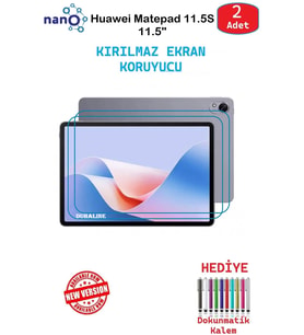 Huawei Matepad 11.5S ” İçin Nano Ekran Koruyucu 9h Esnek 2 ADET