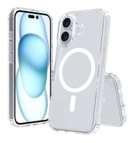 Apple iPhone 16 PLUSKılıf Magsafe Wireless Kablosuz Şarj Uyumlu Manyetik Şeffaf Kapak