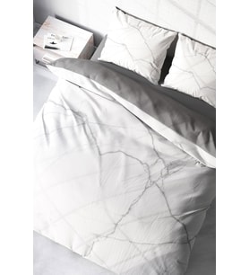 Çift Kişilik Nevresim Seti Sık Dokuma Pamuk Saten 3d Özel Tasarım Lux Marble (çarşafsızdır)
