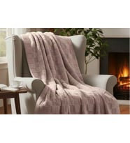 Merinos Fiona Stonecube Soft Battaniye 200X220 Pudra