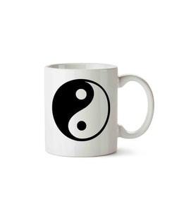 Ying Yang Porselen Kupa Bardak