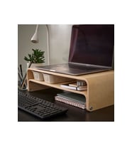 Ahşap Monitör ve Ekran Yükseltici, 52x26 cm, Çok Yönlü Kullanım