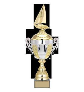 ODAK KUPA - Figürlü Kupalar - Yelken Figürlü Kupalar FG-087 A - 52 cm
