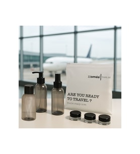Plastik Seyahat Boy 100ml Füme Şişe ve Kavanoz 6’lı Set – Çantalı Seyahat Kiti