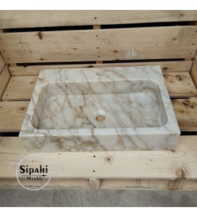 Afyon Sarılı Tek Batarya Çıkışlı Lavabo