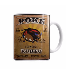 Poke Rodeo Kupa Bardak Porselen