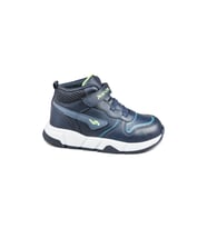 Jump 27824 Cırtlı Yüksek Bilekli Lacivert - Mavi Üniseks Çocuk Sneaker Günlük Spor Ayakkabı