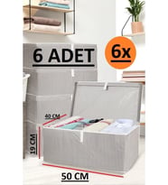 6'lı Baza ve Çekyat Tipi Çok Amaçlı Hurç Seti 50x40x19
