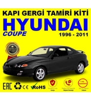 *Premium* Hyundai Coupe 1996-2011 Kapı Gergisi Tamir Plastiği (2Kapı)