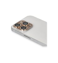 Apple İphone 13 Pro Max Pers Alüminyum Kamera Lens - Gold