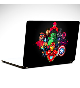 Kahramanlar Laptop Sticker 12 İnch (29X24CM)